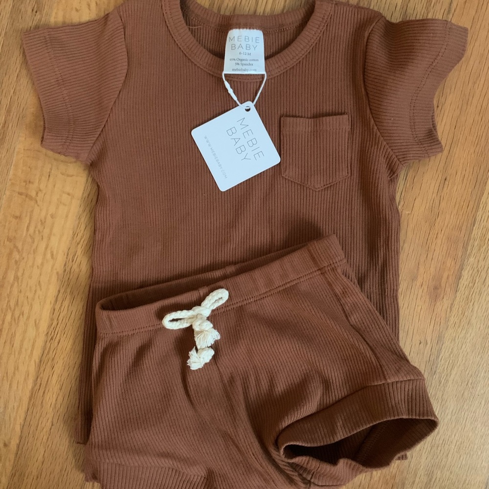 Brand new Mebie baby set 6-12m